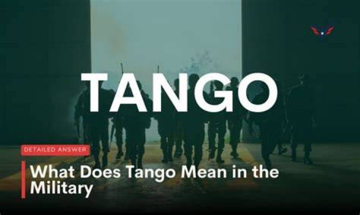 What does Tango Mike mean in the military?