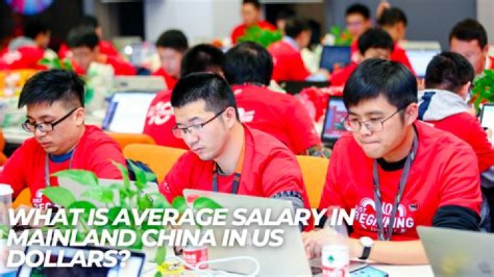 What does the average Chinese person make in US dollars?