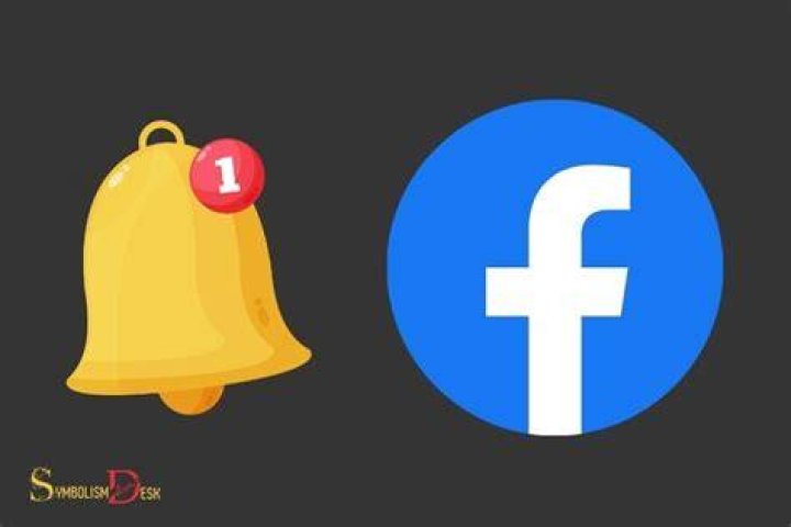 What does the black bell mean on Facebook notification?