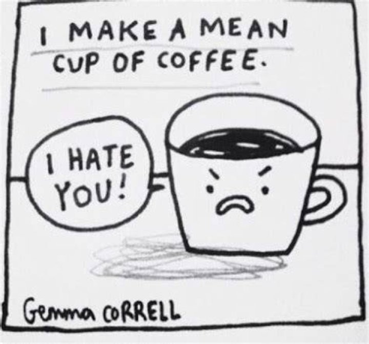 What does the little coffee cup on Facebook mean?