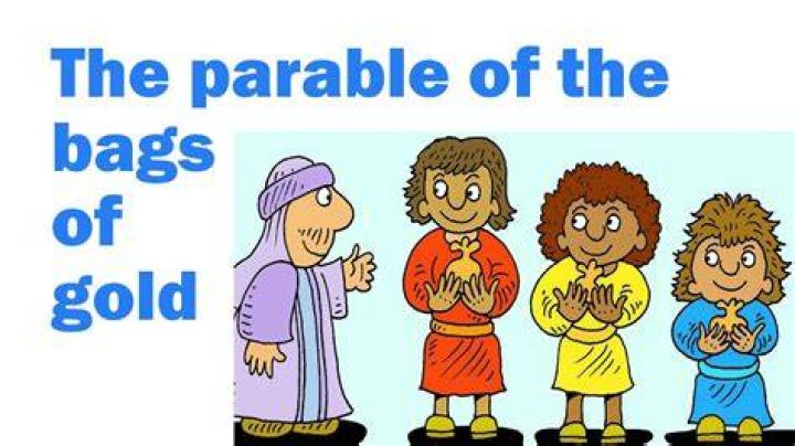 What does the parable of the gold bags mean?