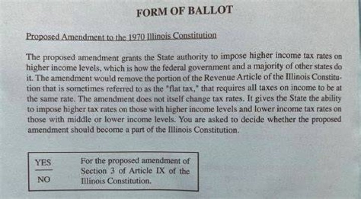 What does the proposed amendment to the 1970 Illinois Constitution mean?