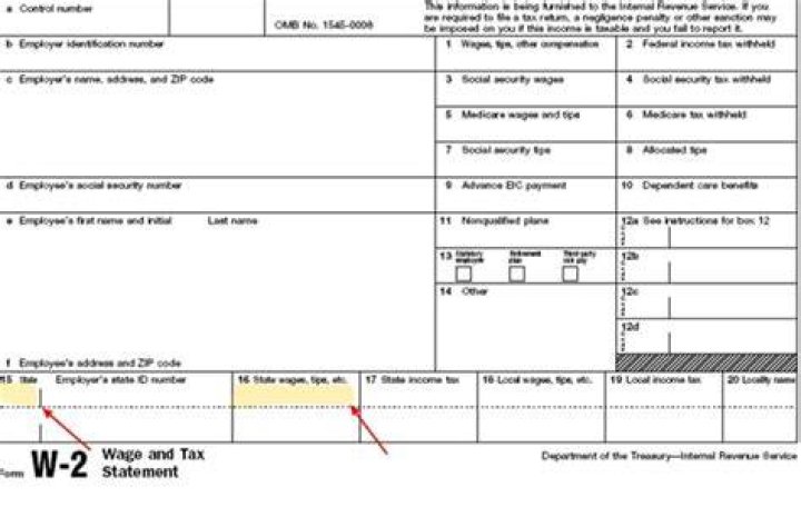 What does total state mean on W-2 Box 15?