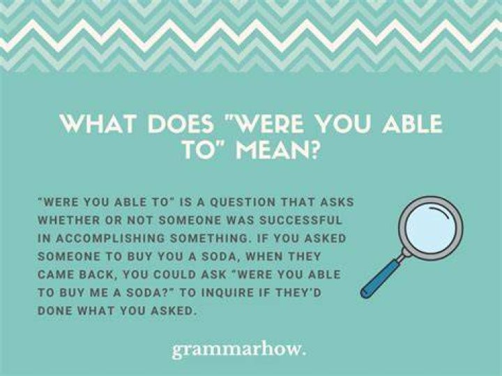 What does Were you able and available for work mean?