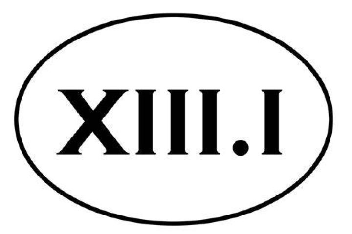 What does XIII mean?