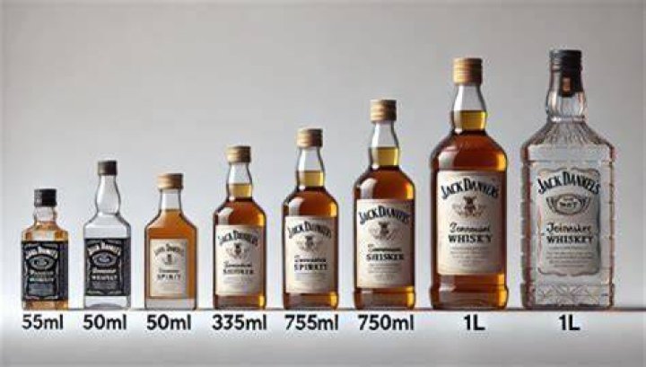 What drinks are served in a 50ml measure?