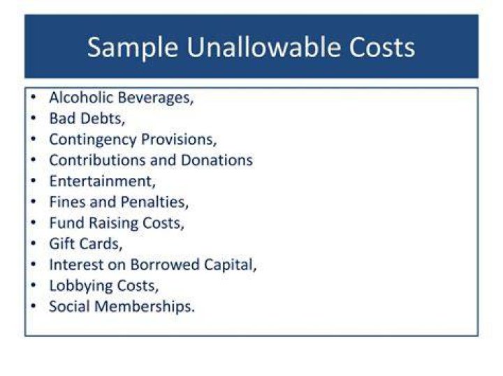 What entertaining costs are allowable?