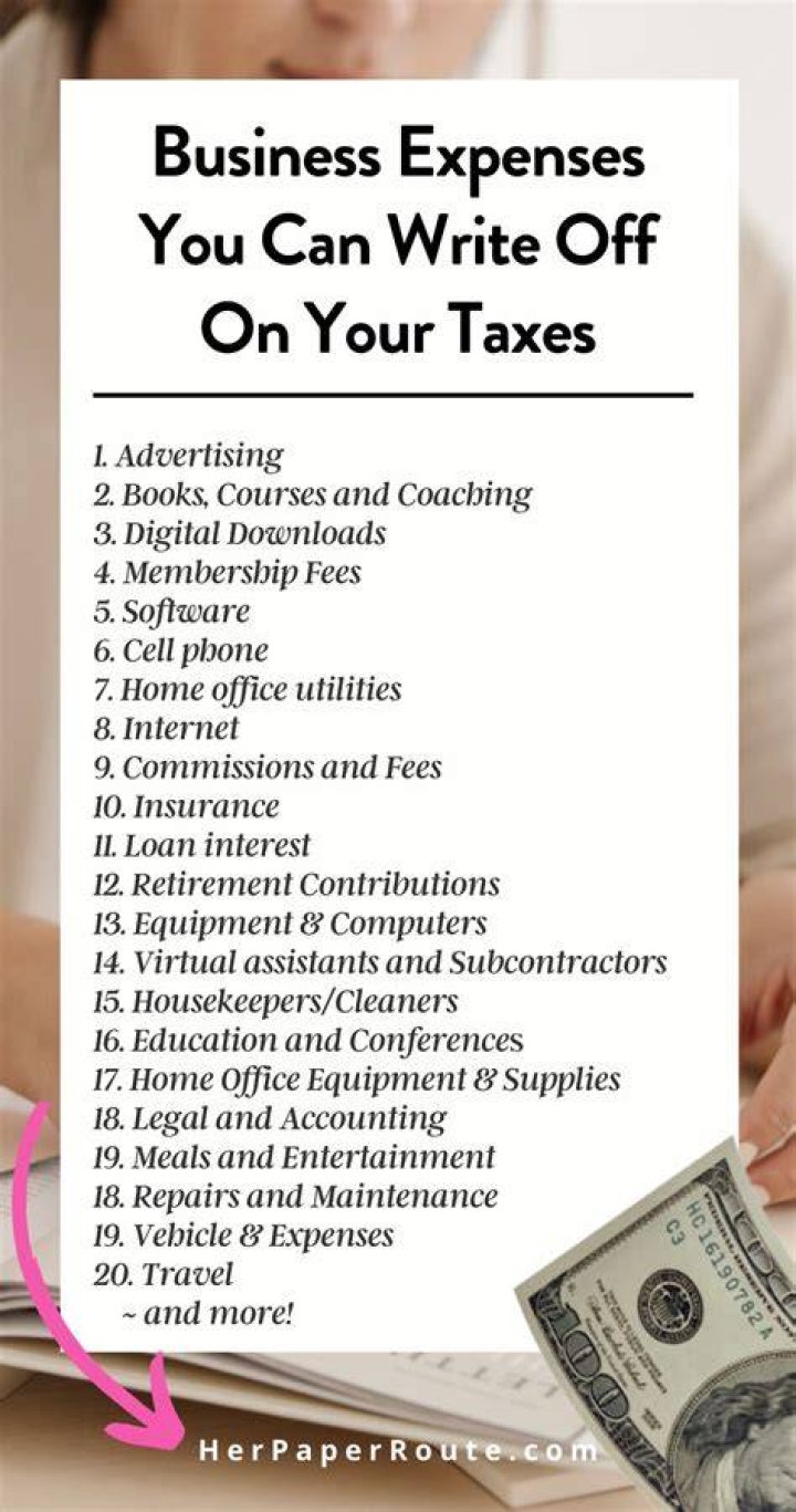 What expenses can I write off as a sole proprietor?