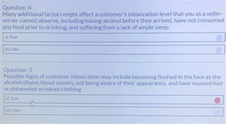 What factors affect the level of alcohol intoxication quizlet?