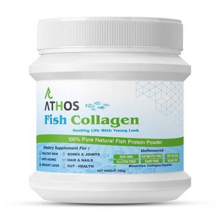 What fish contains collagen?