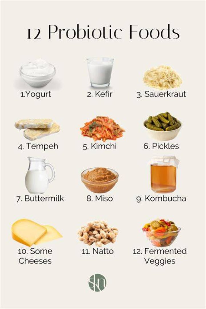 What foods have a lot of probiotics?