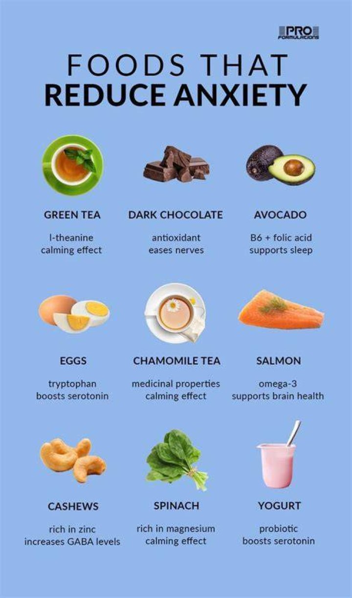 What foods help with anxiety?