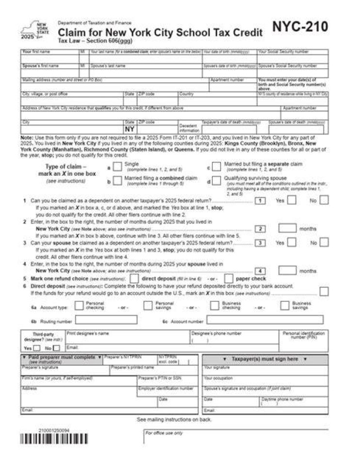 What form do I need to claim school on taxes?