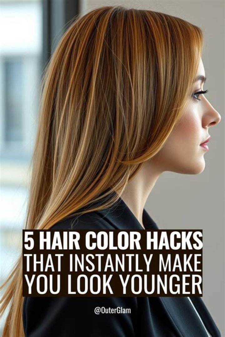 What hair color can make you look younger?