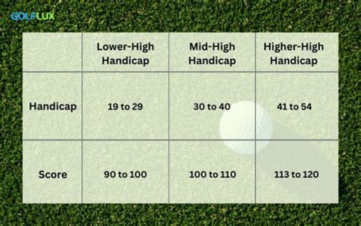 What handicap is a 100 golfer?