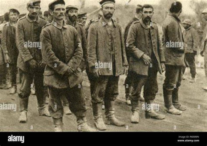 What happened to German prisoners of war in ww1?