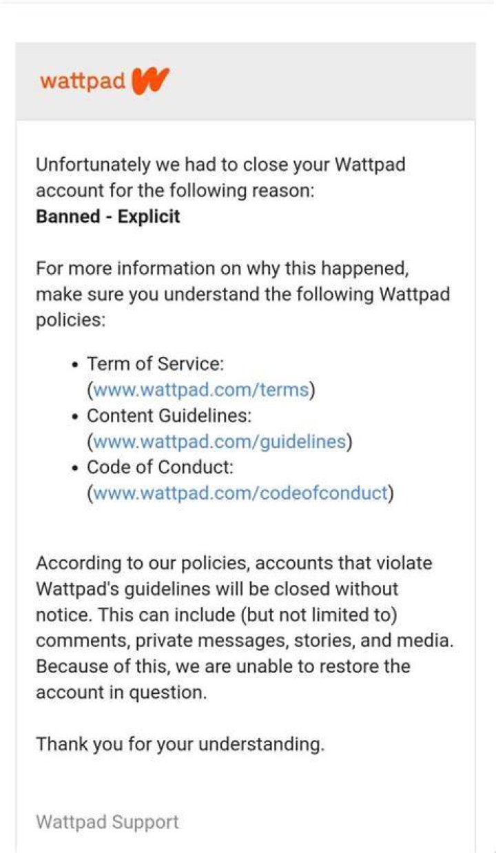 What happened to my old Wattpad account?