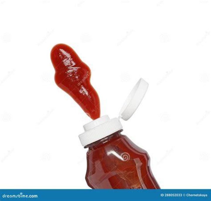 What happened to the ketchup pocket as the central part of the bottle was squeezed How about when the woman let go of the bottle?