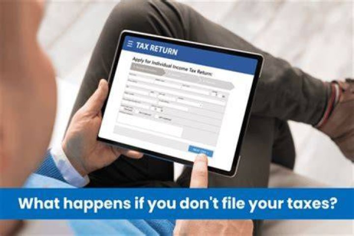 What happens if a tax return is not filed?