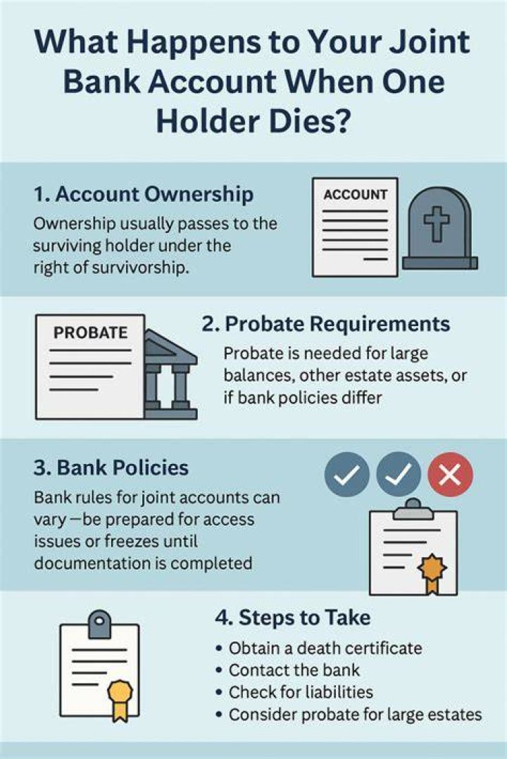 What happens if shared account holder dies?