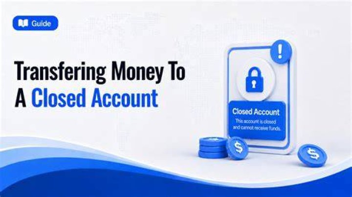 What happens if someone puts money in a closed account?