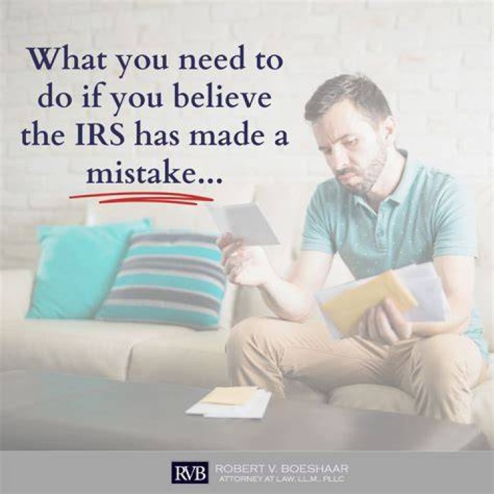 What happens if the IRS makes a mistake?