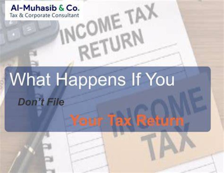 What happens if you do not file 2018 tax return?