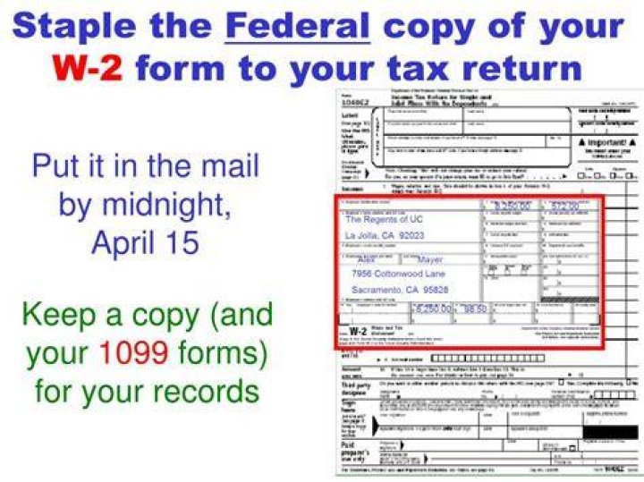 What happens if you dont attach W-2 to 1040?