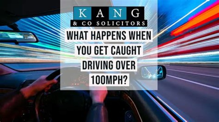 What happens if you drive over 100mph UK?