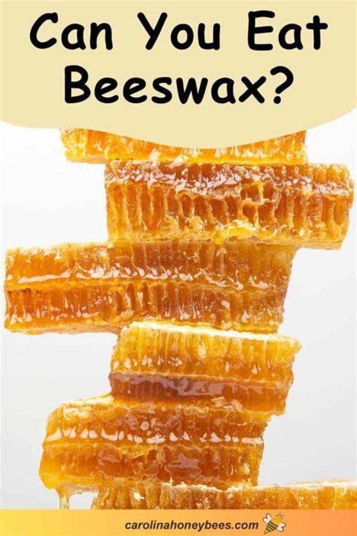 What happens if you eat honey wax?
