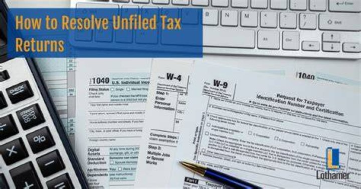 What happens if you have an unfiled tax return?