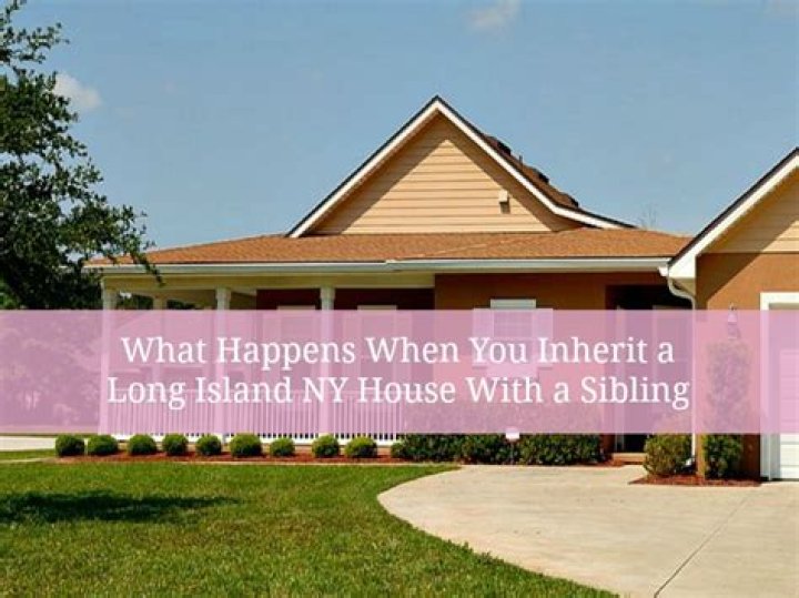 What happens if you inherit half a house?