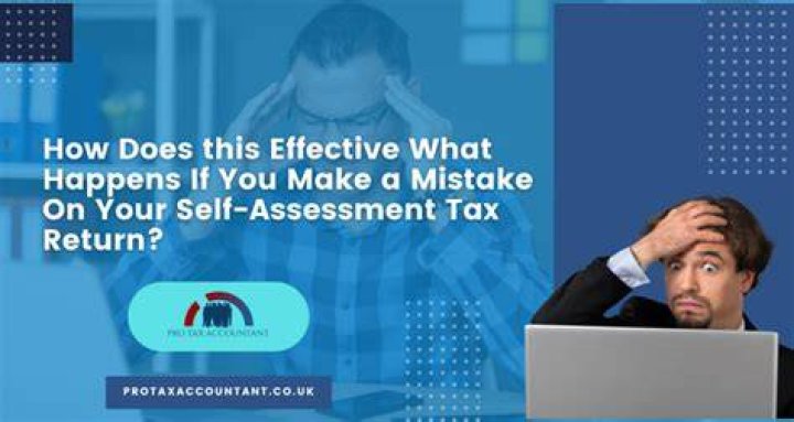 What happens if you make a mistake on tax return?