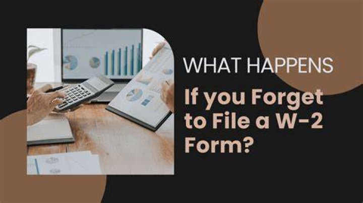 What happens if you only file W-2?