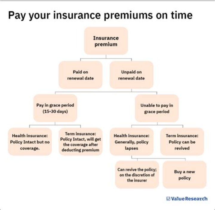 What happens if you pay your insurance premium late?