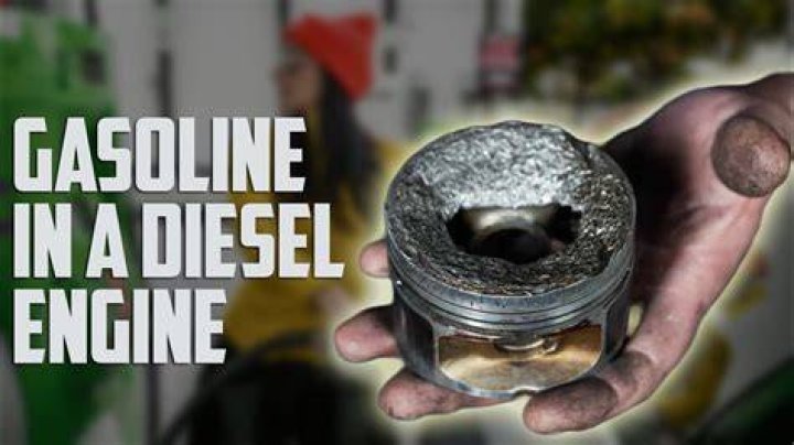 What happens if you put diesel in a gas engine?