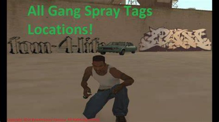 What happens if you spray all the tags in GTA San Andreas?
