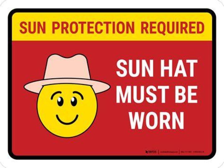 What happens if you wear a hat in the sun?