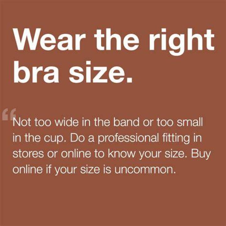 What happens if your bra is too small?