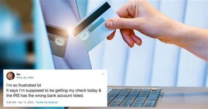 What happens if your stimulus check is sent to the wrong account?