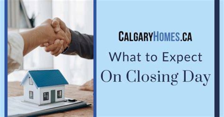 What happens on closing day of a house?