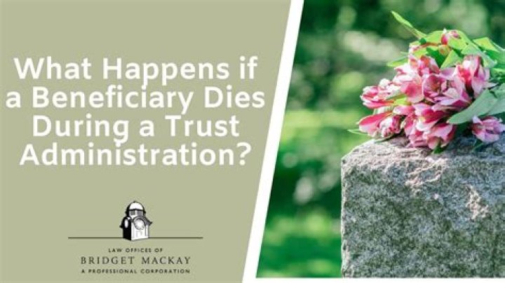 What happens to a trust when the beneficiary dies?