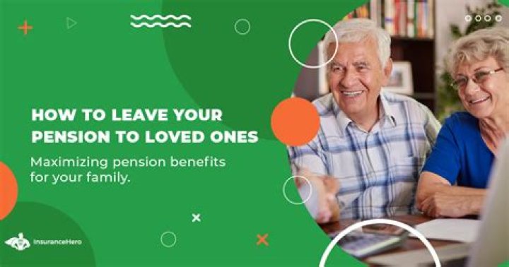 What happens to inherited pension benefits from deceased parents?