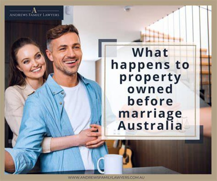 What happens to property purchased prior to marriage?