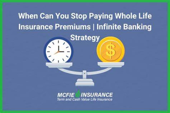 What happens to whole life if you stop paying?