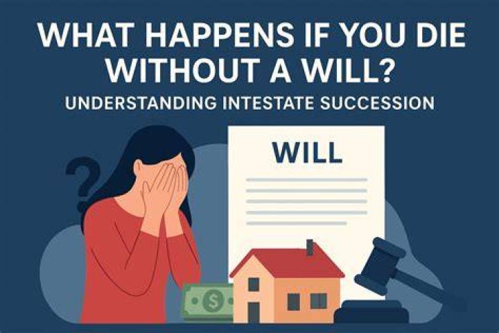 What happens to your estate if you die without a will?