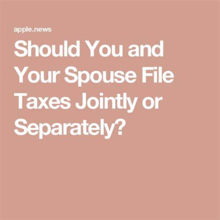 What happens to your taxes if you file separately with your spouse?