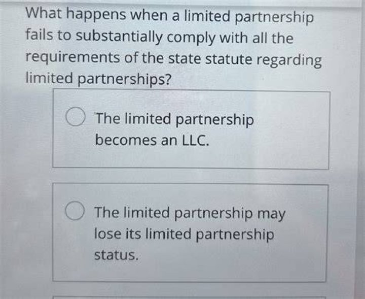 What happens when a limited partnership terminates?