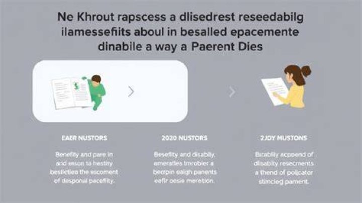 What happens when a parent on SSDI dies?