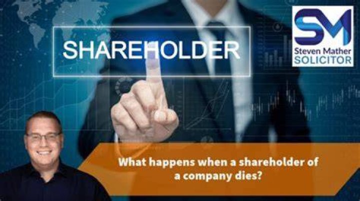 What happens when a stockholder dies in a S corporation?